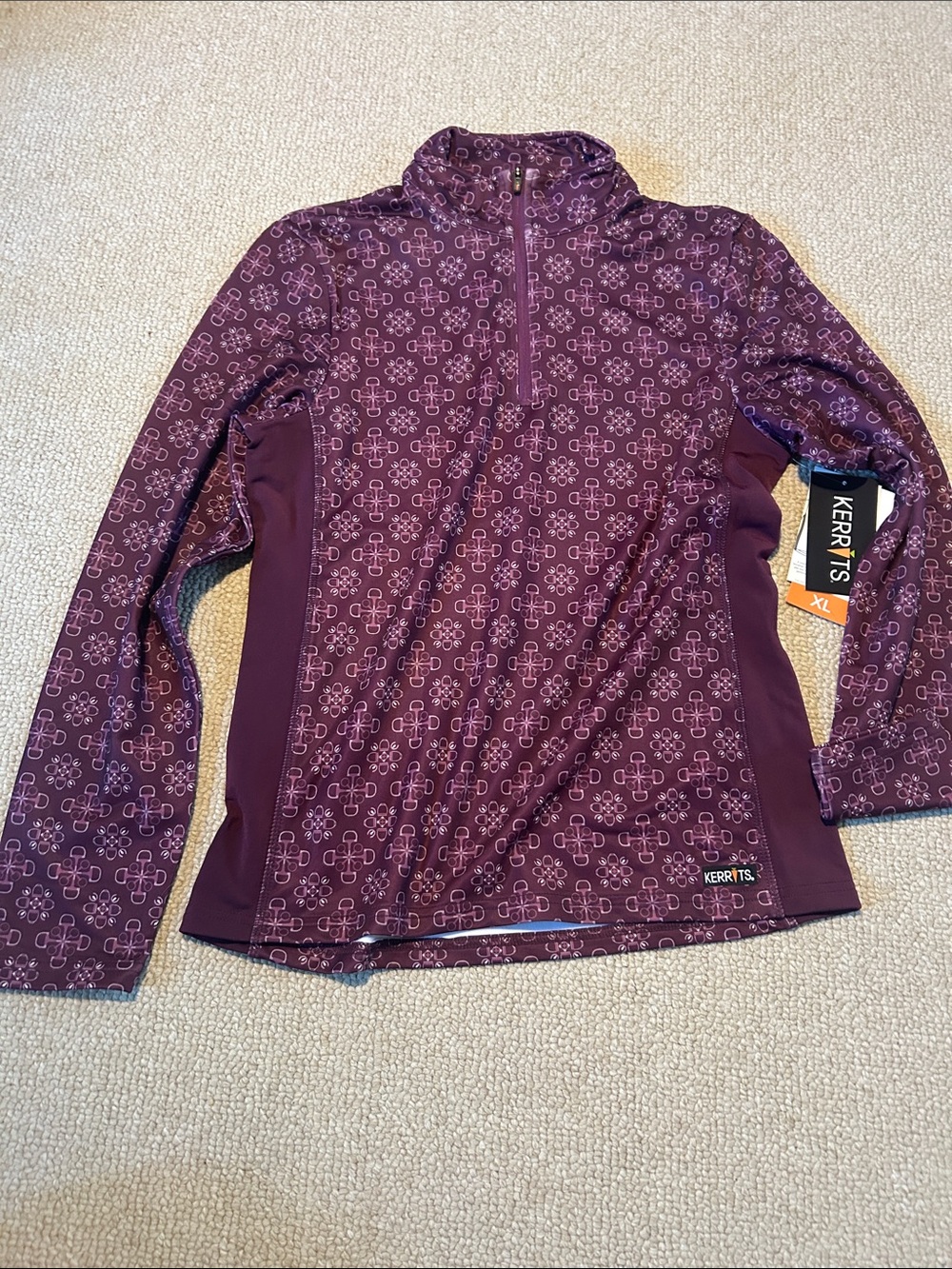 NWT Girls Kerrits Fleece Top